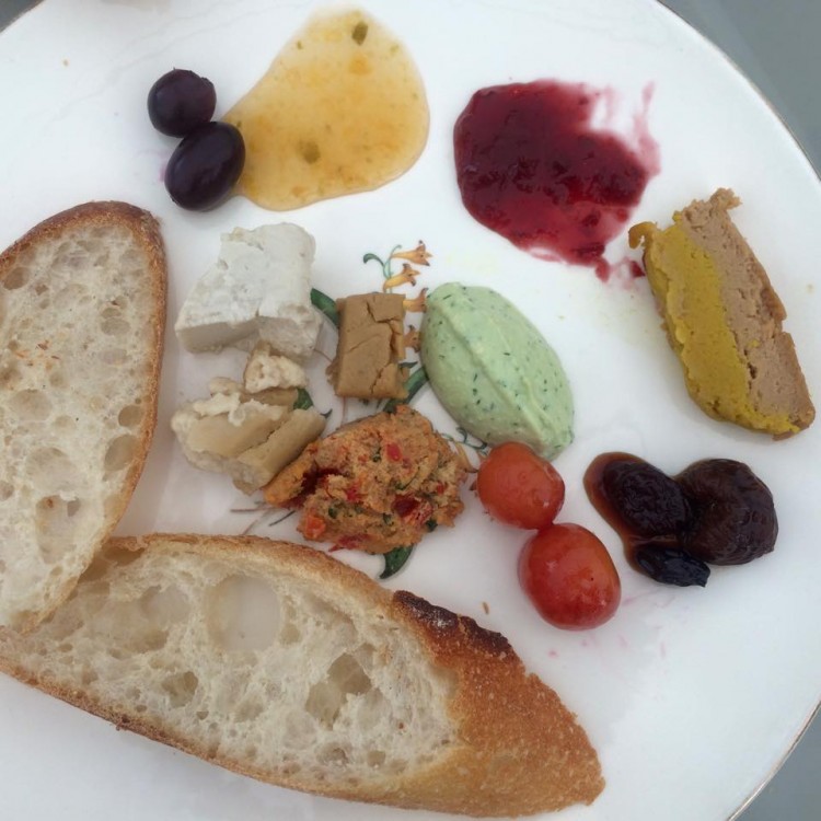 Jennifer England's Cheese Course with Five Points Bakeshop Baguette