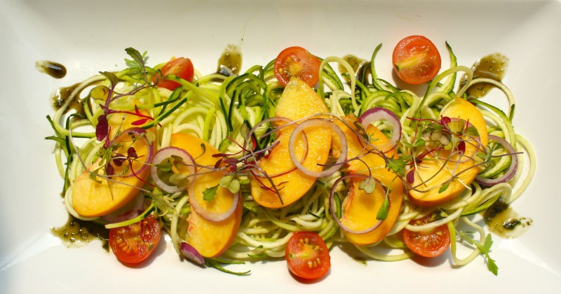 Peach Zuke Basil Salad2