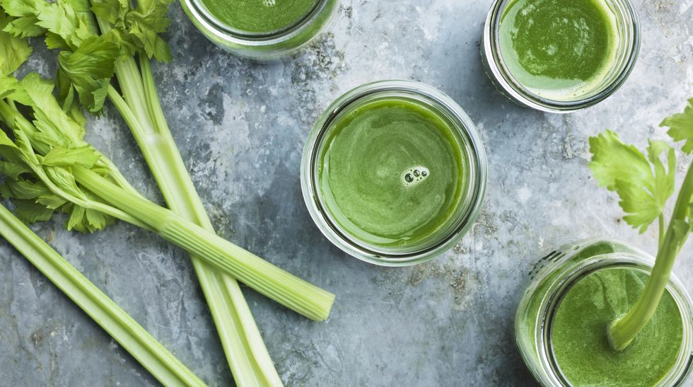 Celery juice for acne